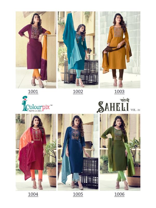 Colourpix Saheli Vol 1 Exclusive Designer Ready Made Collection